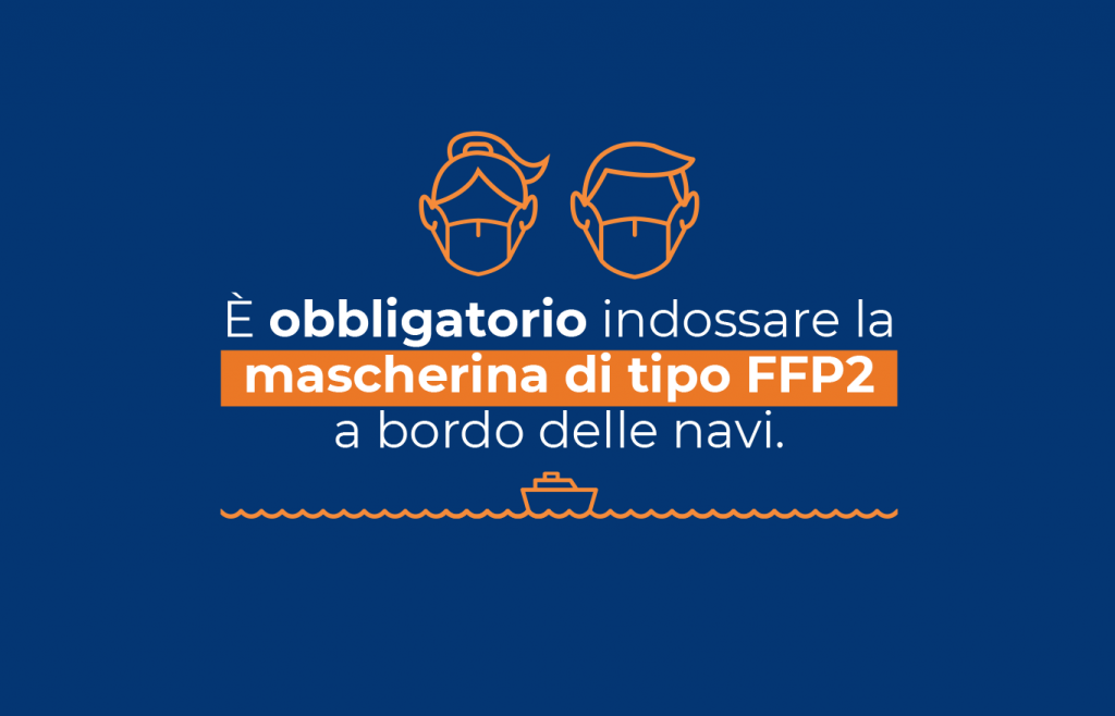 Misure Anti-Covid19. Obbligatorio Indossare La Mascherina FFP2 | Siremar