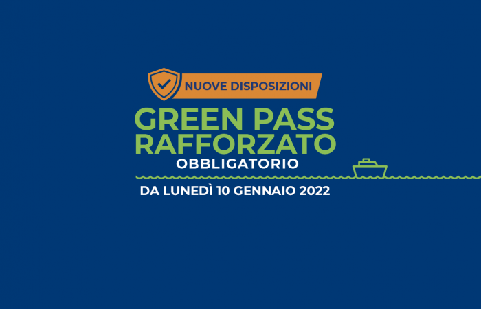 Dal 10 gennaio obbligatorio il Green Pass rafforzato