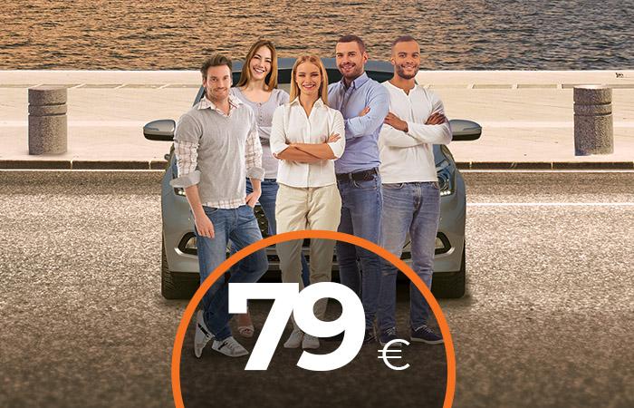 Auto a partire da 79€